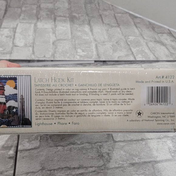 WonderArt Caron Lighthouse Latch Hook Kit #4122‎ 16"x32" - Picture 6 of 6